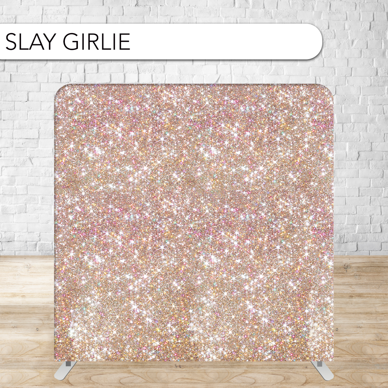 Slay Girlie Photo Booth Back drop rental At Crystal Coop, Anderson Indiana