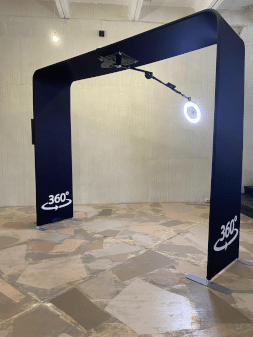 Indy's Newest Photo Booth Our Over Head 360 Photo Booth  ADA Compliant 360 Photo Booth, Safer 360 Photo Booth, New Photo Booth,  ADA compliant  360 booth
