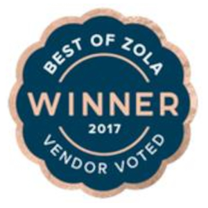 Best of Zola Award Vendor Voted 2017