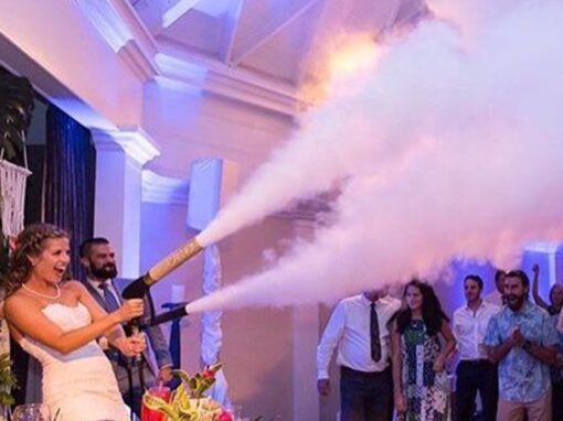 CO2 Cannons For Your Wedding