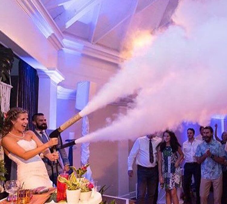 CO2 Cannons For Your Wedding