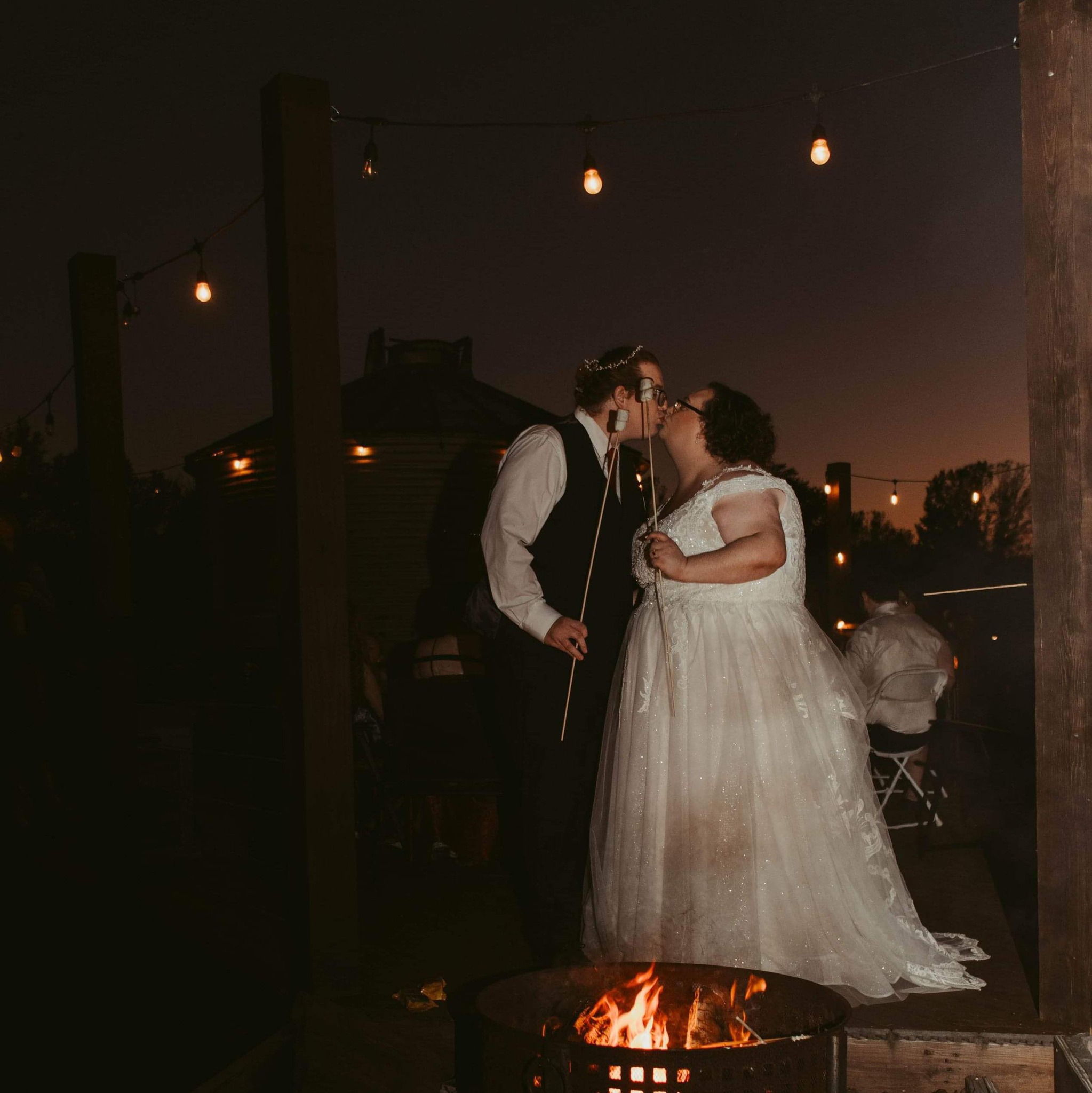 Haily and her husband on the dance floor!