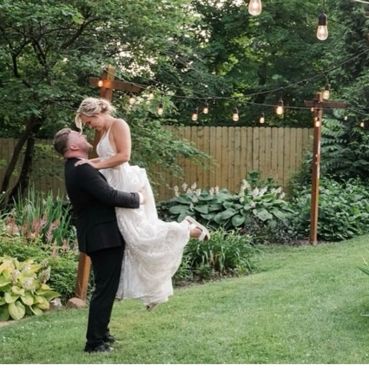 Mr and Mrs. Shattles at Avon Gardens Indiana 