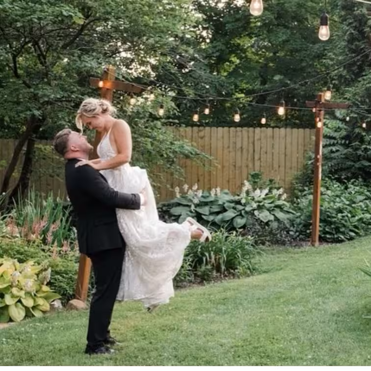 Mr. and Mrs. Shattles at Avon Gardens Indiana 