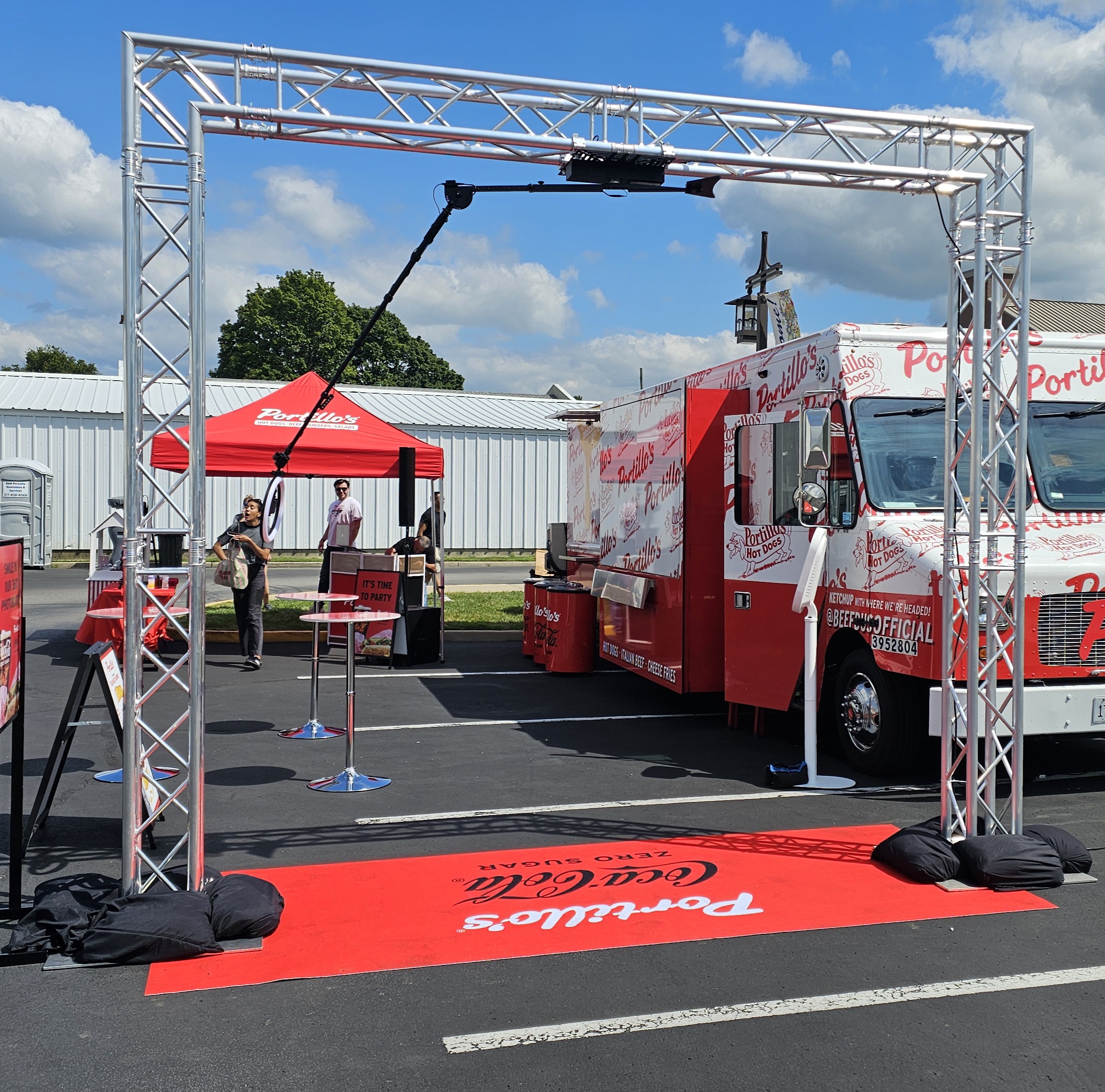 Outdoor 360 Photo Booth in Brownsburg, Indiana